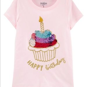 Girls OshKosh T-shirt with sequins